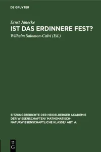 Ist das Erdinnere fest?_cover