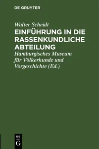 Einführung in die rassenkundliche Abteilung_cover