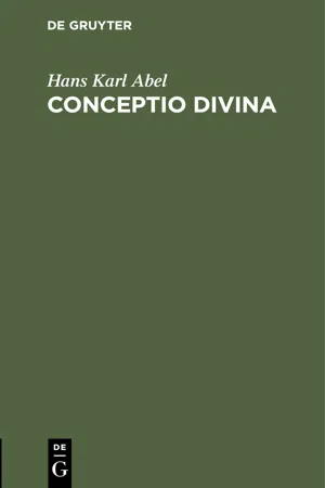 Conceptio divina