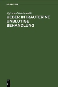 Ueber intrauterine unblutige Behandlung_cover