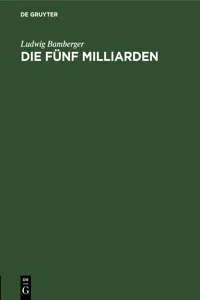 Die fünf Milliarden_cover