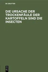 Die Ursache der Trockenfäule der Kartoffeln sind die Insecten_cover