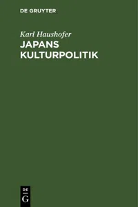 Japans Kulturpolitik_cover