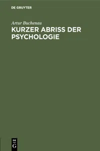 Kurzer Abriß der Psychologie_cover