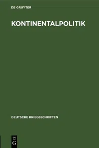 Kontinentalpolitik_cover