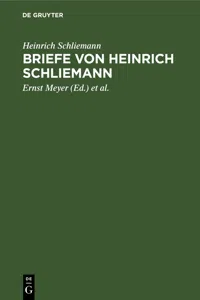 Briefe von Heinrich Schliemann_cover