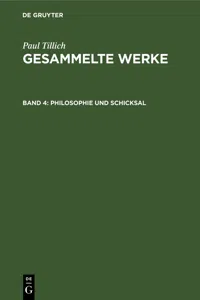 Philosophie und Schicksal_cover