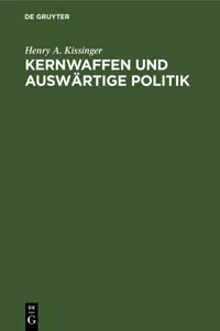 Kernwaffen und Auswärtige Politik_cover