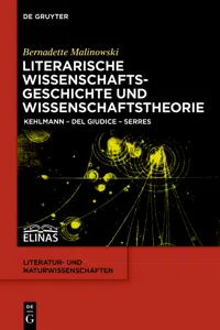 Literarische Wissenschaftsgeschichte und Wissenschaftstheorie_cover