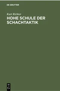 Hohe Schule der Schachtaktik_cover