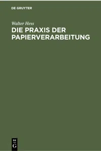 Die Praxis der Papierverarbeitung_cover