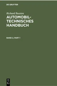 Richard Bussien: Automobiltechnisches Handbuch. Band 2_cover