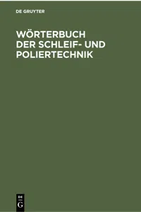 Wörterbuch der Schleif- und Poliertechnik_cover