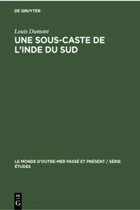 Une sous-caste de l'Inde du Sud_cover