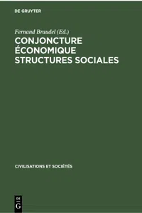 Conjoncture économique structures sociales_cover