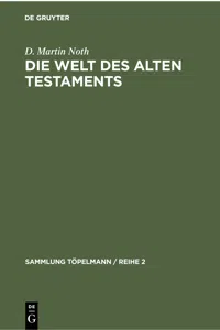 Die Welt des Alten Testaments_cover