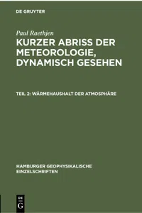 Wärmehaushalt der Atmosphäre_cover