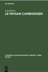 Le paysan cambodgien_cover