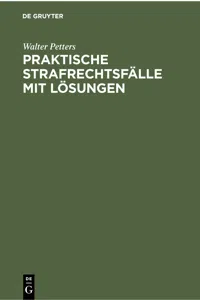 Praktische Strafrechtsfälle mit Lösungen_cover