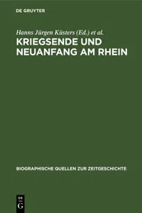 Kriegsende und Neuanfang am Rhein_cover