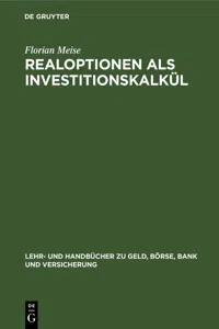 Realoptionen als Investitionskalkül_cover