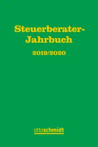 Steuerberater-Jahrbuch 2019/2020_cover