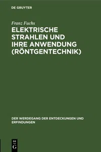 Elektrische Strahlen und ihre Anwendung_cover