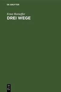 Drei Wege_cover