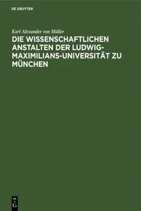 Die wissenschaftlichen Anstalten der Ludwig-Maximilians-Universität zu München_cover