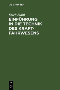 Einführung in die Technik des Kraftfahrwesens_cover