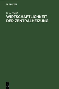 Wirtschaftlichkeit der Zentralheizung_cover