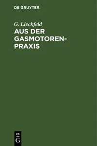 Aus der Gasmotoren-Praxis_cover