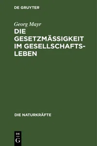 Die Gesetzmäßigkeit im Gesellschaftsleben_cover