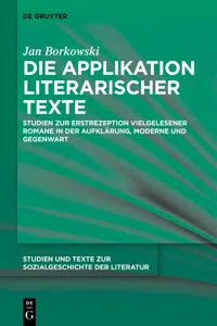 Die Applikation literarischer Texte_cover