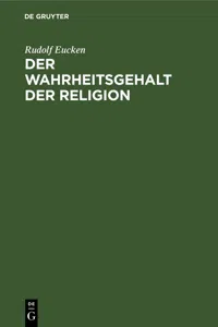 Der Wahrheitsgehalt der Religion_cover