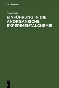 Einführung in die anorganische Experimentalchemie_cover