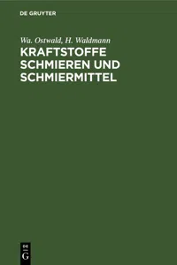 Kraftstoffe Schmieren und Schmiermittel_cover