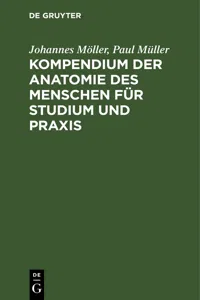 Kompendium der Anatomie des Menschen für Studium und Praxis_cover