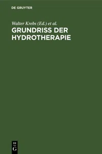 Grundriss der Hydrotherapie_cover