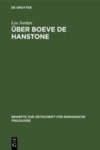 Über Boeve de Hanstone_cover