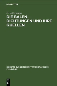 Die Balen-Dichtungen und ihre Quellen_cover