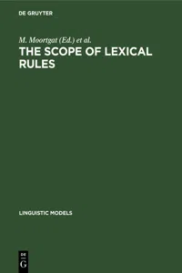 The scope of lexical rules_cover