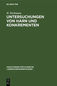 Untersuchungen von Harn und Konkrementen_cover