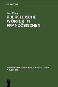 Überseeische Wörter im Französischen_cover