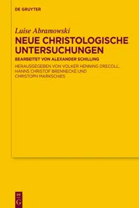 Neue Christologische Untersuchungen_cover