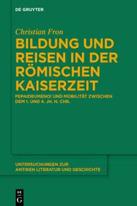 Bildung und Reisen in der römischen Kaiserzeit_cover