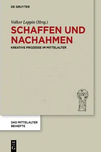 Schaffen und Nachahmen_cover