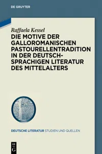 Die Motive der galloromanischen Pastourellentradition in der deutschsprachigen Literatur des Mittelalters_cover