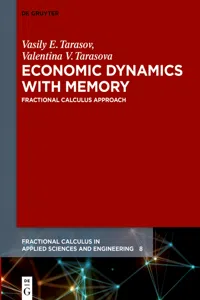 Economic Dynamics with Memory_cover
