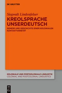 Kreolsprache Unserdeutsch_cover